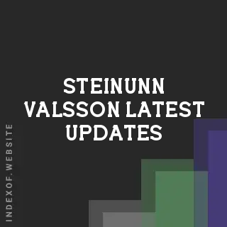 Steinunn Valsson Latest Updates | Indexof