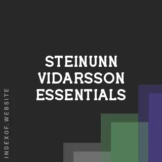 Steinunn Vidarsson Essentials | Indexof