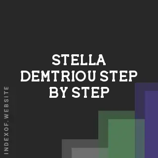 Stella Demtriou Step-by-Step | Indexof