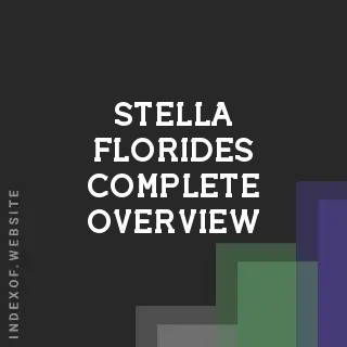 Stella Florides Complete Overview | Indexof