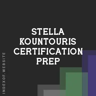 Stella Kountouris Certification Prep | Indexof