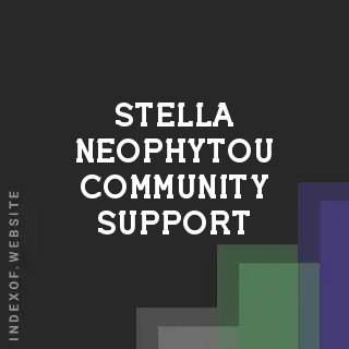 Stella Neophytou Community Support | Indexof