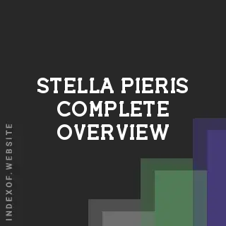 Stella Pieris Complete Overview | Indexof