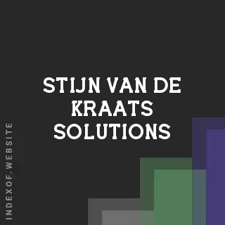 Stijn van de Kraats Solutions | Indexof