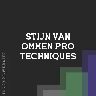Stijn van Ommen Pro Techniques | Indexof