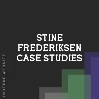 Stine Frederiksen Case Studies | Indexof