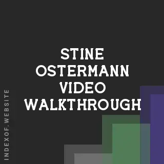 Stine Ostermann Video Walkthrough | Indexof