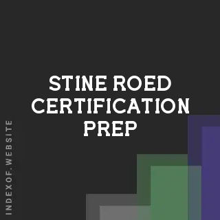 Stine Roed Certification Prep | Indexof