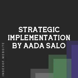 Strategic Implementation by Aada Salo | Indexof