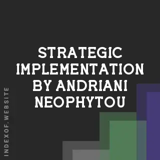Strategic Implementation by Andriani Neophytou | Indexof
