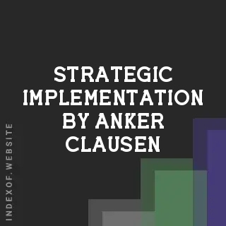 Strategic Implementation by Anker Clausen | Indexof