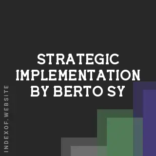 Strategic Implementation by Berto Sy | Indexof