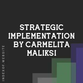 Strategic Implementation by Carmelita Maliksi | Indexof