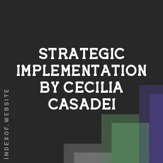 Strategic Implementation by Cecilia Casadei | Indexof