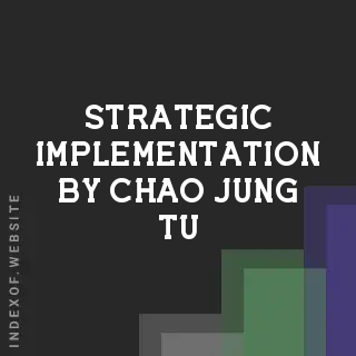 Strategic Implementation by Chao-jung Tu | Indexof