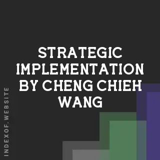 Strategic Implementation by Cheng-chieh Wang | Indexof