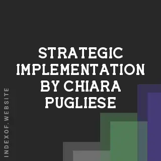 Strategic Implementation by Chiara Pugliese | Indexof