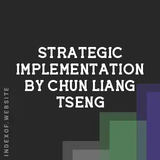 Strategic Implementation by Chun-liang Tseng | Indexof