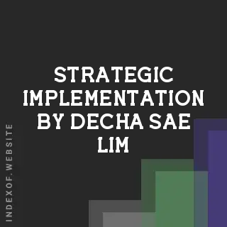 Strategic Implementation by Decha Sae-lim | Indexof