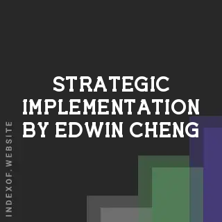 Strategic Implementation by Edwin Cheng | Indexof