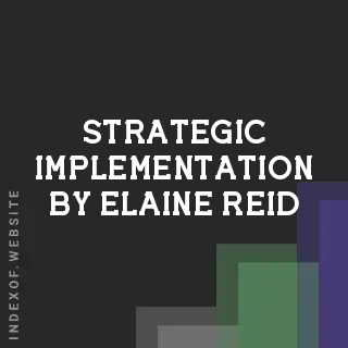 Strategic Implementation by Elaine Reid | Indexof