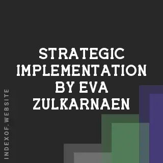 Strategic Implementation by Eva Zulkarnaen | Indexof