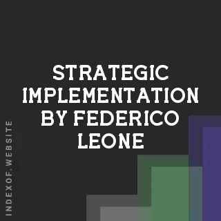 Strategic Implementation by Federico Leone | Indexof
