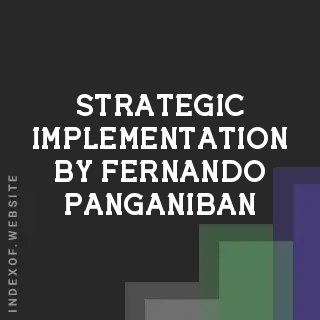 Strategic Implementation by Fernando Panganiban | Indexof