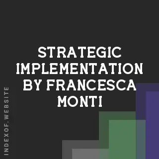 Strategic Implementation by Francesca Monti | Indexof
