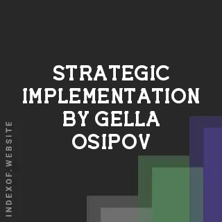 Strategic Implementation by Gella Osipov | Indexof