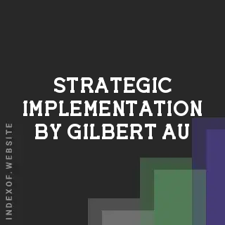 Strategic Implementation by Gilbert Au | Indexof