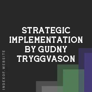 Strategic Implementation by Gudny Tryggvason | Indexof