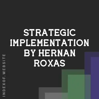 Strategic Implementation by Hernan Roxas | Indexof