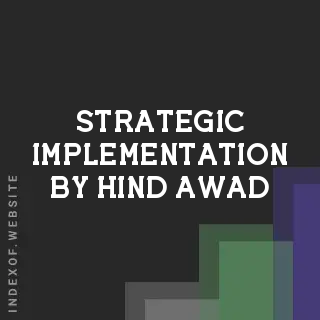 Strategic Implementation by Hind Awad | Indexof