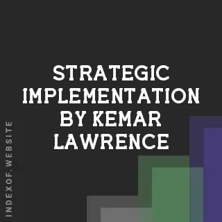 Strategic Implementation by Kemar Lawrence | Indexof
