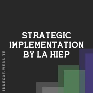 Strategic Implementation by La Hiep | Indexof