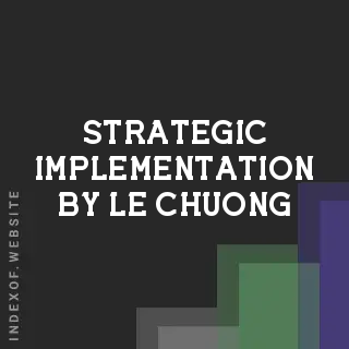 Strategic Implementation by Le Chuong | Indexof