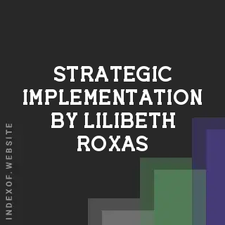 Strategic Implementation by Lilibeth Roxas | Indexof