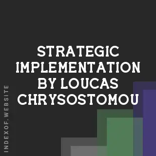 Strategic Implementation by Loucas Chrysostomou | Indexof