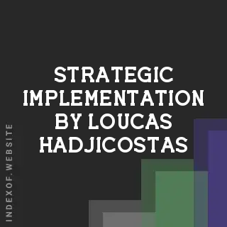 Strategic Implementation by Loucas Hadjicostas | Indexof