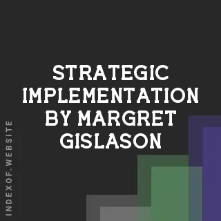 Strategic Implementation by Margret Gislason | Indexof