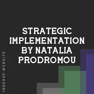 Strategic Implementation by Natalia Prodromou | Indexof