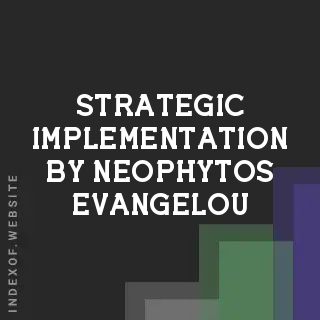 Strategic Implementation by Neophytos Evangelou | Indexof