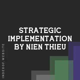 Strategic Implementation by Nien Thieu | Indexof