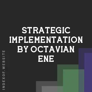 Strategic Implementation by Octavian Ene | Indexof