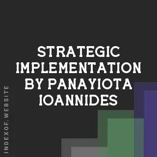 Strategic Implementation by Panayiota Ioannides | Indexof