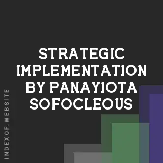 Strategic Implementation by Panayiota Sofocleous | Indexof