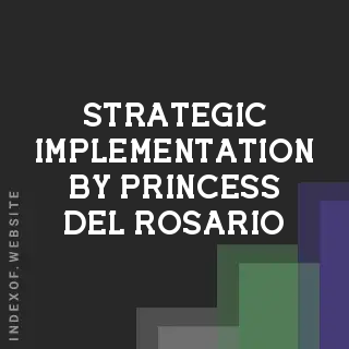 Strategic Implementation by Princess Del Rosario | Indexof