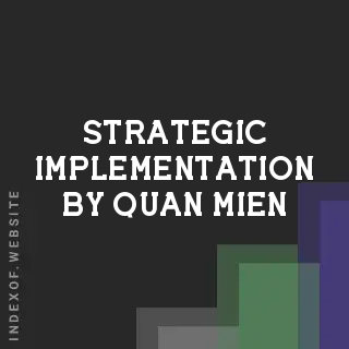 Strategic Implementation by Quan Mien | Indexof