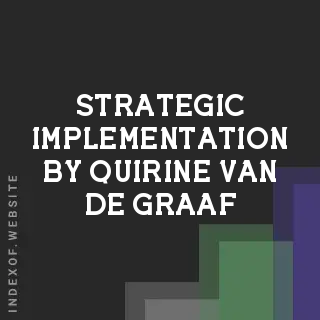 Strategic Implementation by Quirine van de Graaf | Indexof